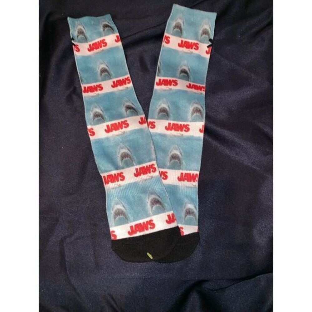 Movie‎ Jaws Socks Size 7-11 Fun Novelty New